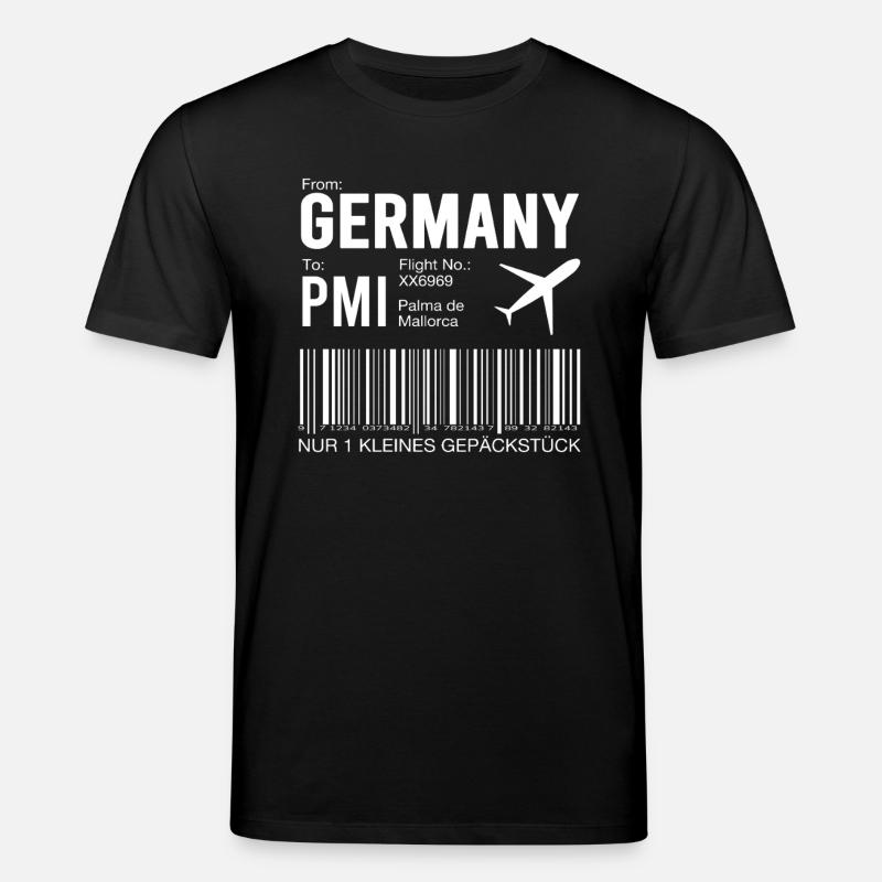 Flugticket Palma - Stanley/Stella Unisex Bio-T-Shirt CREATOR  - Schwarz