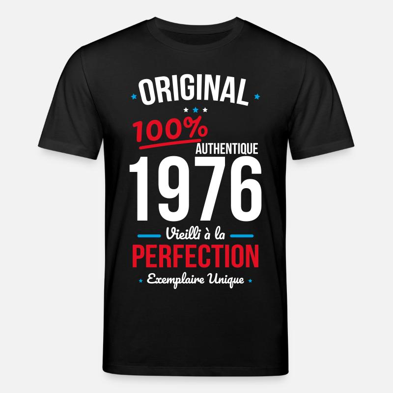 1976 – Original – Einzigartiges Exemplar - Stanley/Stella Unisex Bio-T-Shirt CREATOR  - Schwarz