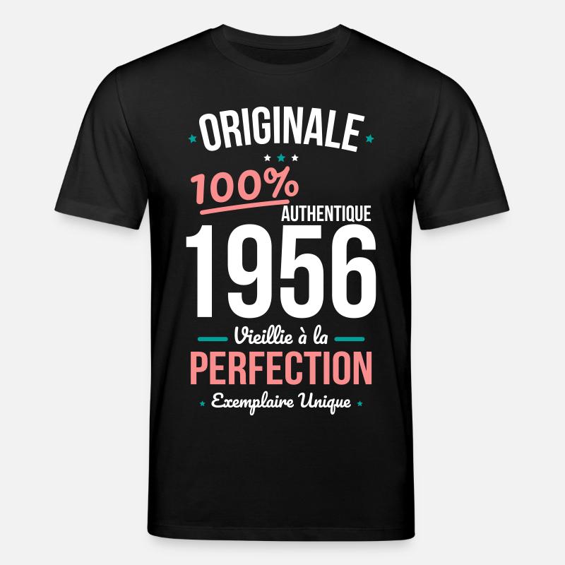 1956 – Original – Unique copy - Stanley/Stella CREATOR Unisex Organic T-Shirt - black