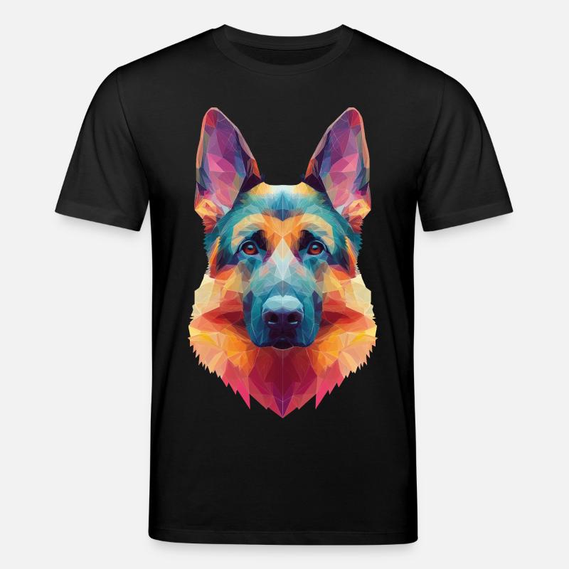 Schäferhund - Stanley/Stella Unisex Bio-T-Shirt CREATOR  - Schwarz