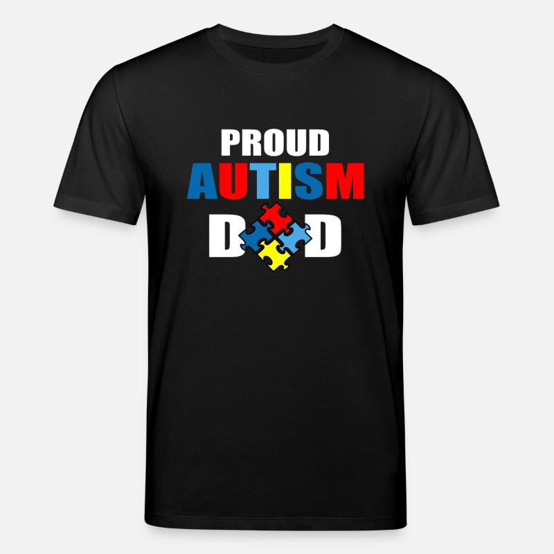 Proud autism dad - T-shirt bio CREATOR Stanley/Stella Unisexe - noir