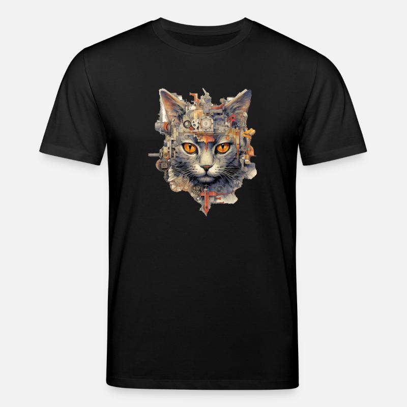 Chat - T-shirt bio CREATOR Stanley/Stella Unisexe - noir