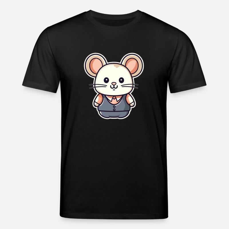 Maus - Kawaii Style - Stanley/Stella Unisex Bio-T-Shirt CREATOR  - Schwarz