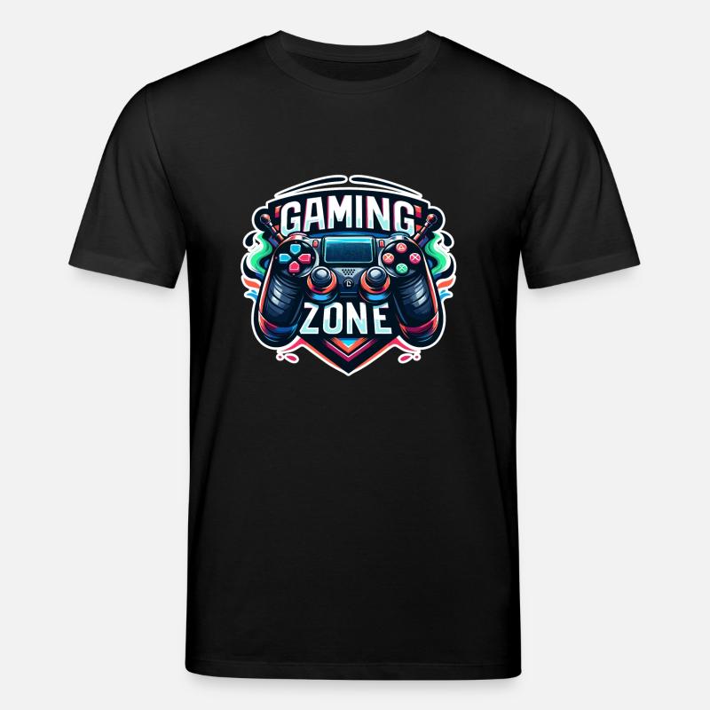 Gaming Zone - Controller Illustration - Stanley/Stella Unisex Bio-T-Shirt CREATOR  - Schwarz