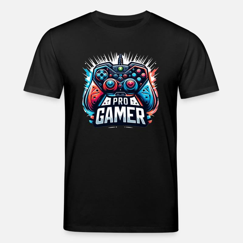 Pro Gamer - Controller Illustration - Stanley/Stella CREATOR Unisex Organic T-Shirt - black