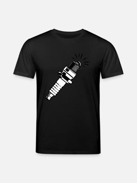 Spark plug - Stanley/Stella CREATOR Unisex Organic T-Shirt - black