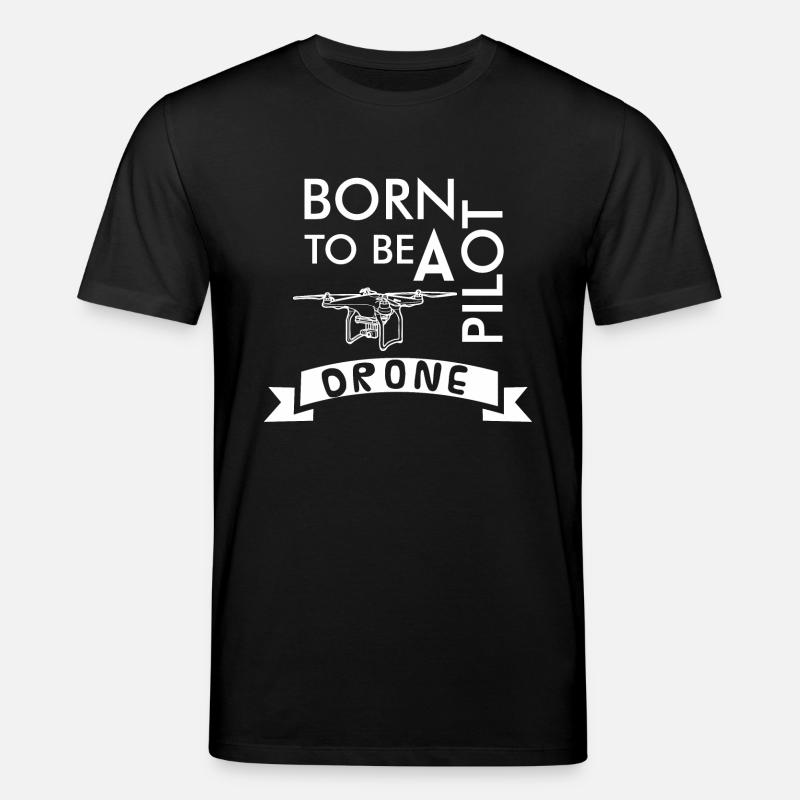 drone - T-shirt bio CREATOR Stanley/Stella Unisexe - noir