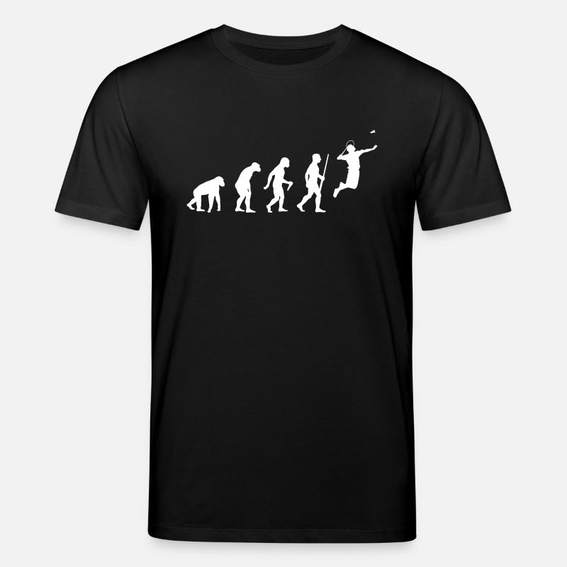 Badminton Evolution - Stanley/Stella Unisex Bio-T-Shirt CREATOR  - Schwarz