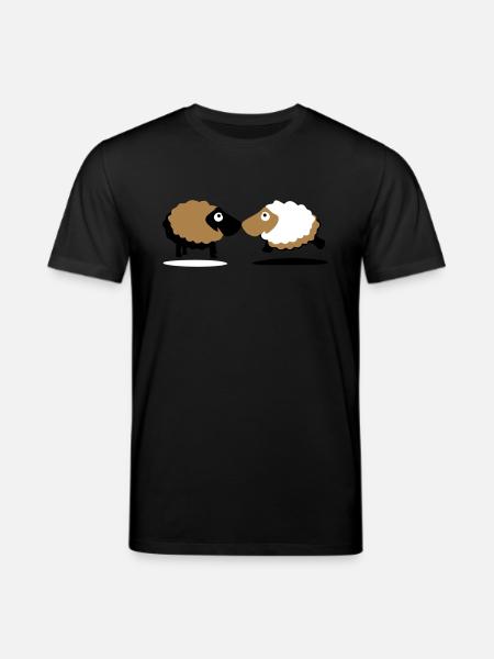 sheep - T-shirt bio CREATOR Stanley/Stella Unisexe - noir