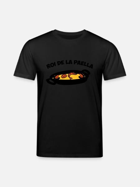 roi de la paella - Stanley/Stella CREATOR Unisex Organic T-Shirt - black