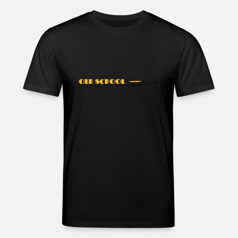old school, oldschool, vinyl - T-shirt bio CREATOR Stanley/Stella Unisexe - noir