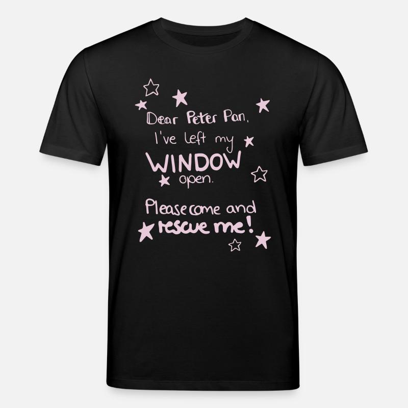 peter pan, Spruch - Stanley/Stella Unisex Bio-T-Shirt CREATOR  - Schwarz