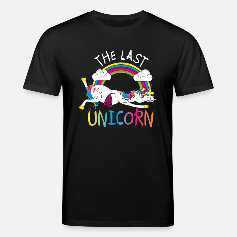 Das letzte Einhorn - Stanley/Stella Unisex Bio-T-Shirt CREATOR  - Schwarz