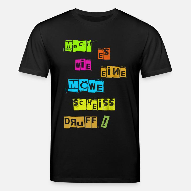 Fallo come un gabbiano, fanculo - Maglietta ecologica unisex CREATOR di Stanley/Stella - nero