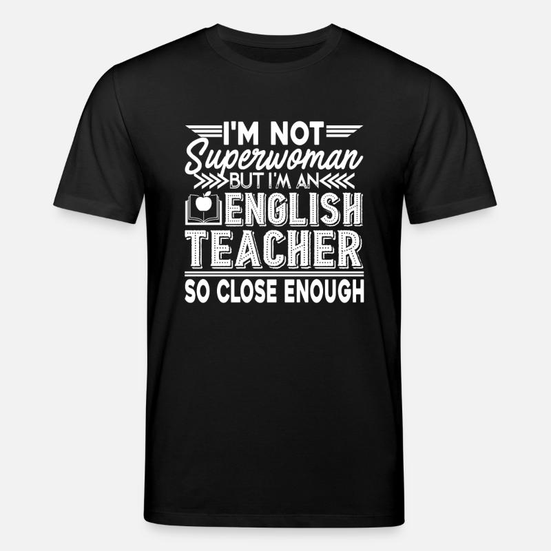 Englischlehrer Ich bin ein Englischlehrer - Stanley/Stella Unisex Bio-T-Shirt CREATOR  - Schwarz