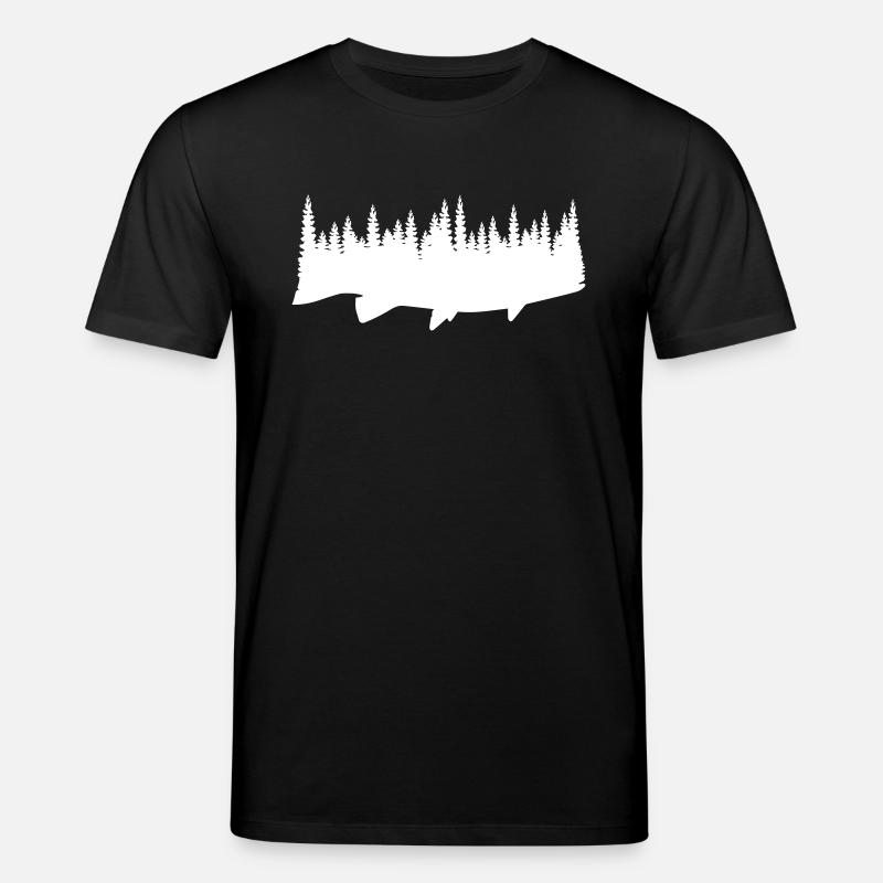 Fish And Forest - Stanley/Stella Unisex Bio-T-Shirt CREATOR - Schwarz
