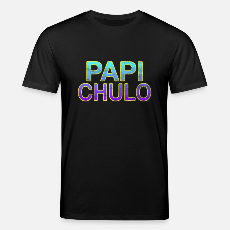 Papi Chulo - Stylischer Schriftzug - Stanley/Stella Unisex Bio-T-Shirt CREATOR  - Schwarz