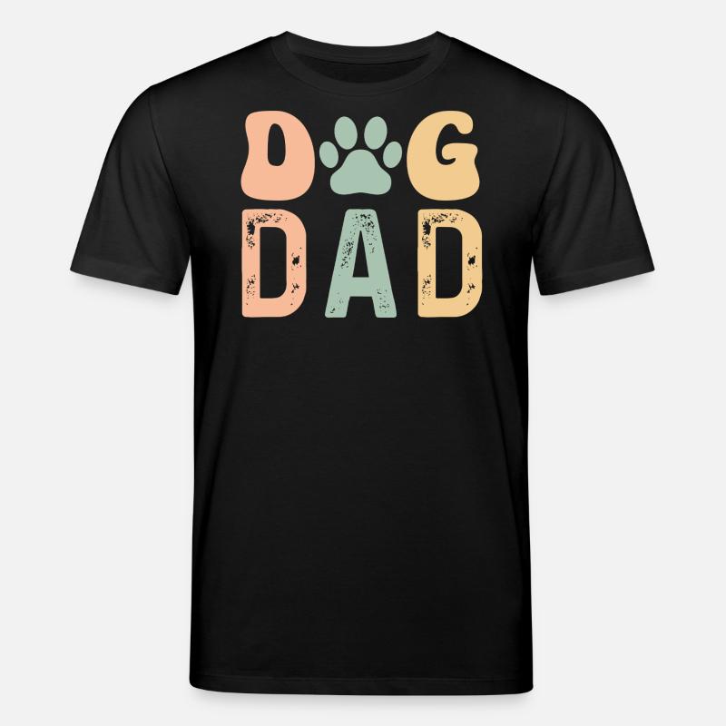 Papa chien - T-shirt bio CREATOR Stanley/Stella Unisexe - noir
