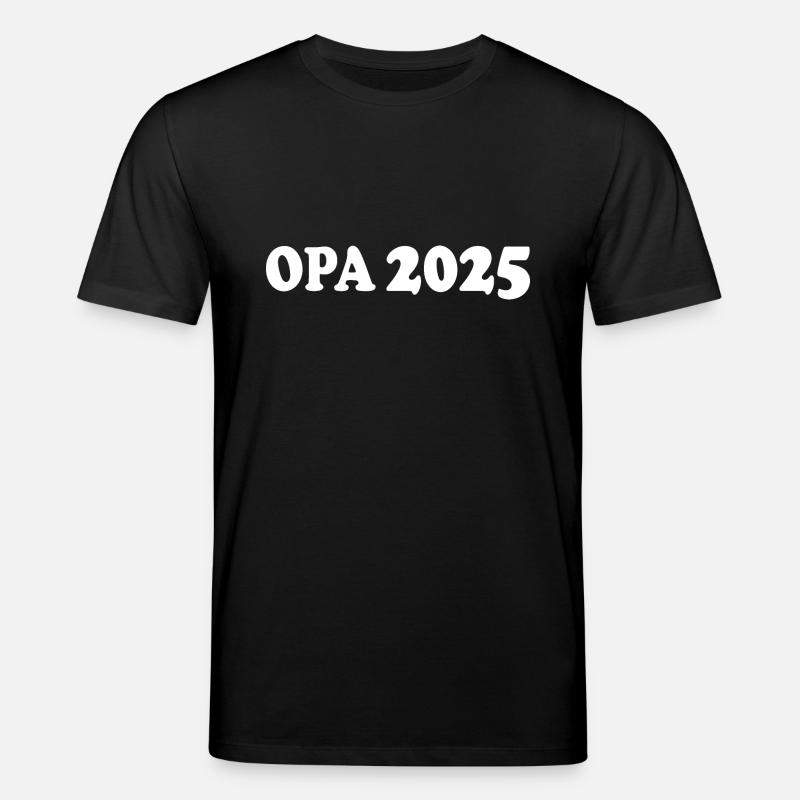 Opa 2025 - Stanley/Stella Unisex Bio-T-Shirt CREATOR  - Schwarz