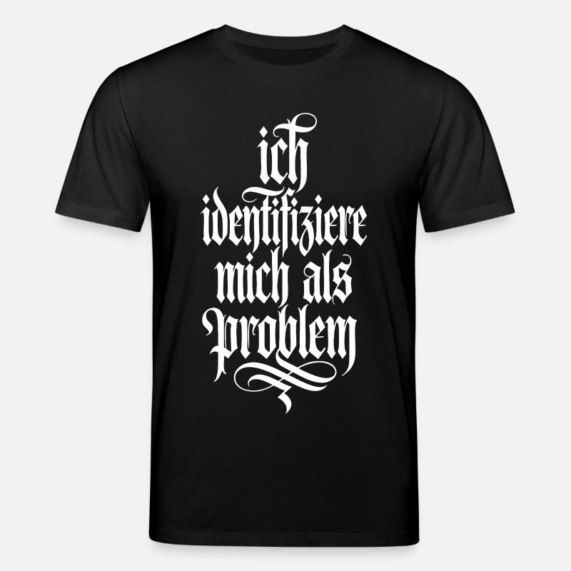 I identify as a problem - Stanley/Stella CREATOR Unisex Organic T-Shirt - black