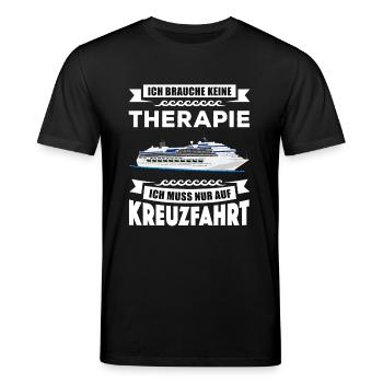 Kreuzfahrt Shirt - Kreuzfahrt Schiff - Geschenk - Stanley/Stella Unisex Bio-T-Shirt CREATOR  - Schwarz - Vorne - Alina (178cm) & Michal (187cm)