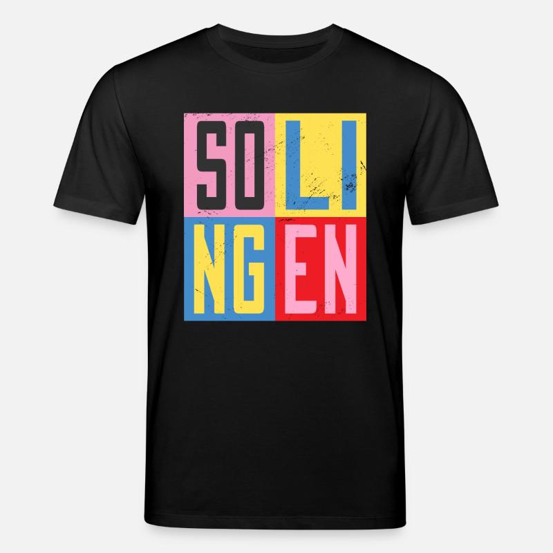 Solingen Städte Design - Stanley/Stella Unisex Bio-T-Shirt CREATOR  - Schwarz