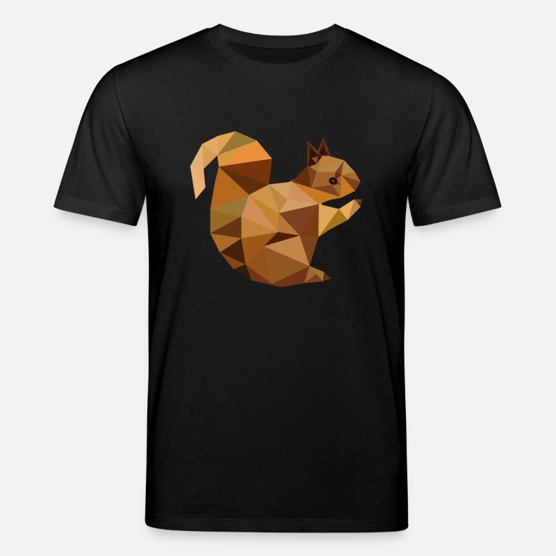 Eichhörnchen - Stanley/Stella Unisex Bio-T-Shirt CREATOR  - Schwarz