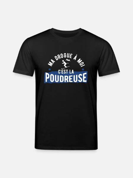 Drogue poudreuse cadeau - T-shirt bio CREATOR Stanley/Stella Unisexe - noir