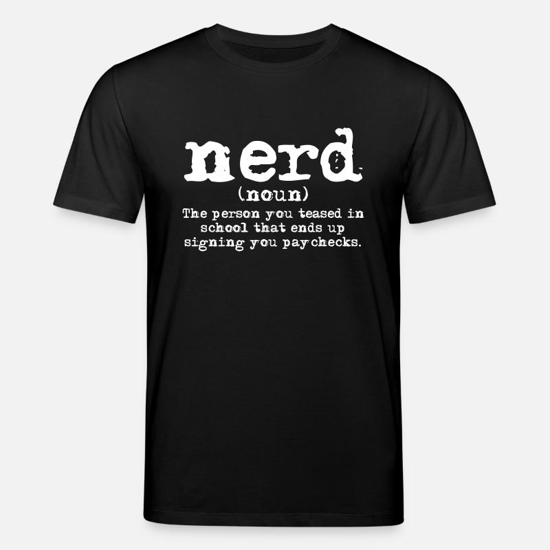 Nerd Definition - Stanley/Stella Unisex Bio-T-Shirt CREATOR  - Schwarz