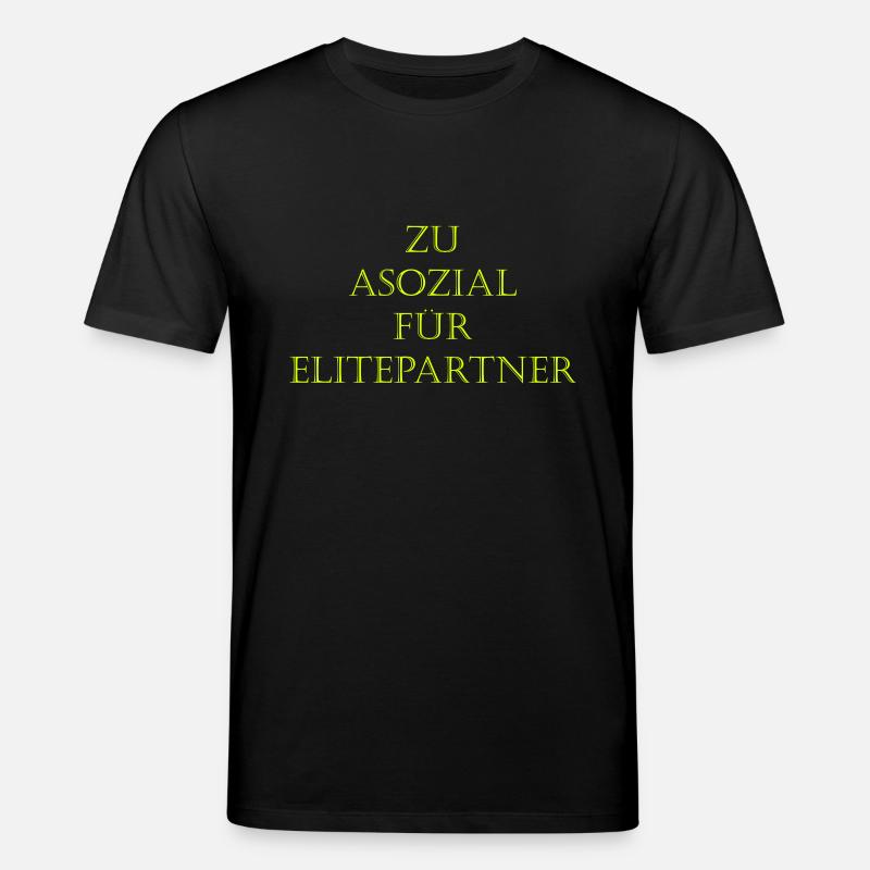 Antisocial Partenaire Elite - T-shirt bio CREATOR Stanley/Stella Unisexe - noir