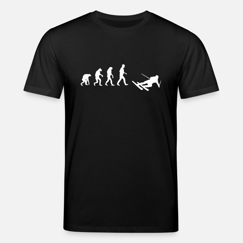 ski evolution - Stanley/Stella CREATOR Unisex Organic T-Shirt - black