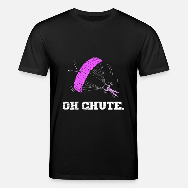 Oh Chute Parachutisme - T-shirt bio CREATOR Stanley/Stella Unisexe - noir