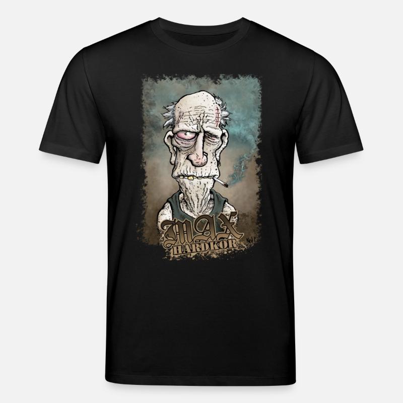 Max Hardkor Old - T-shirt bio CREATOR Stanley/Stella Unisexe - noir