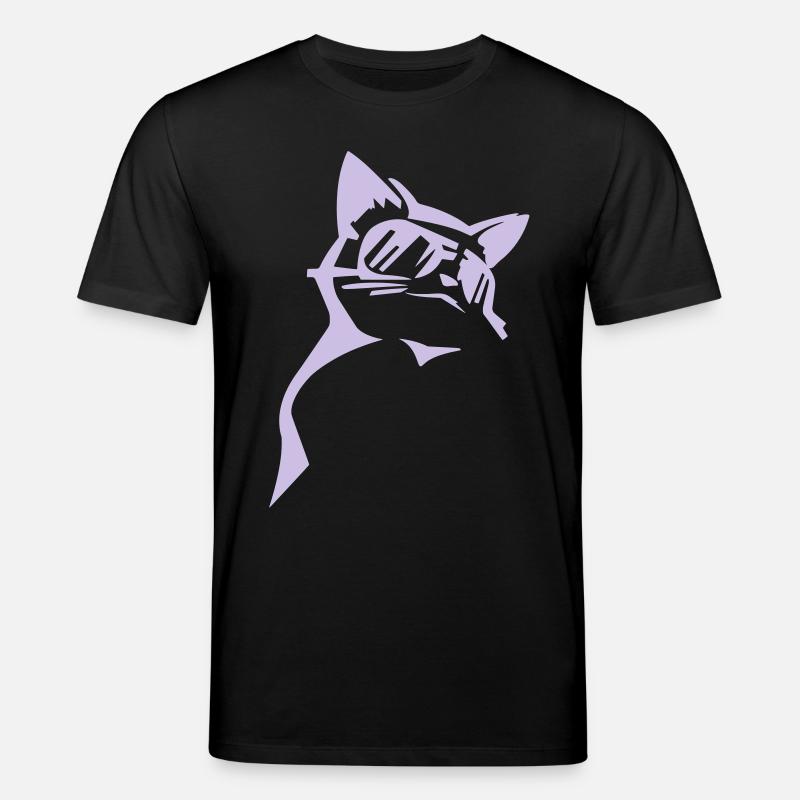 Mode-Katze von Custom - Stanley/Stella Unisex Bio-T-Shirt CREATOR  - Schwarz