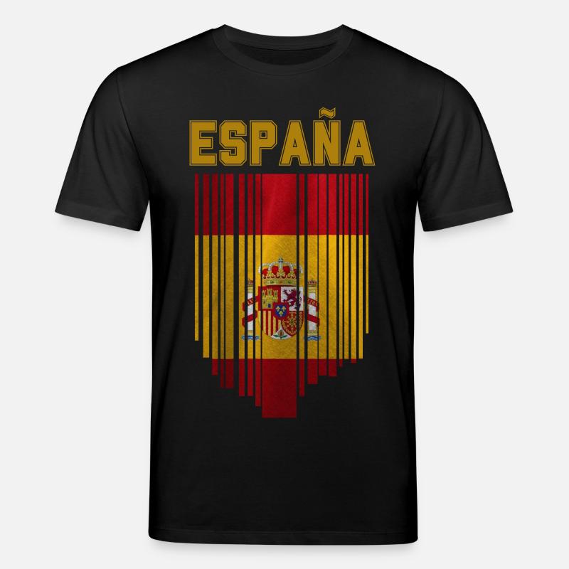 Flagge Spaniens, spanischer Stolz - Stanley/Stella Unisex Bio-T-Shirt CREATOR  - Schwarz