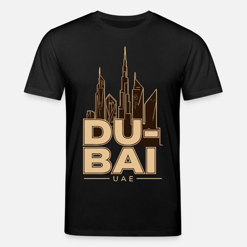 Dubai Skyline UAE Burj Khalifa - Stanley/Stella Unisex Bio-T-Shirt CREATOR  - Schwarz