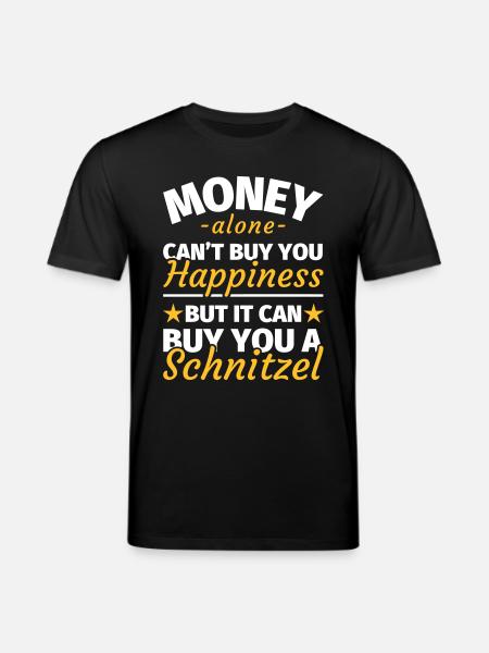 Schnitzel lovers gift schnitzel saying - Stanley/Stella CREATOR Unisex Organic T-Shirt - black