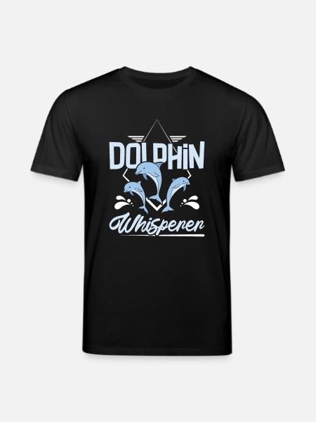 Dolphin whisperer - Stanley/Stella CREATOR Unisex Organic T-Shirt - black