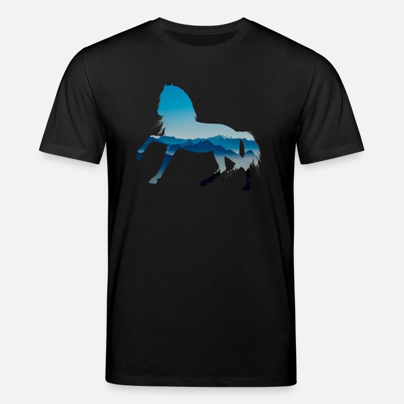 Pferd - Stanley/Stella Unisex Bio-T-Shirt CREATOR  - Schwarz