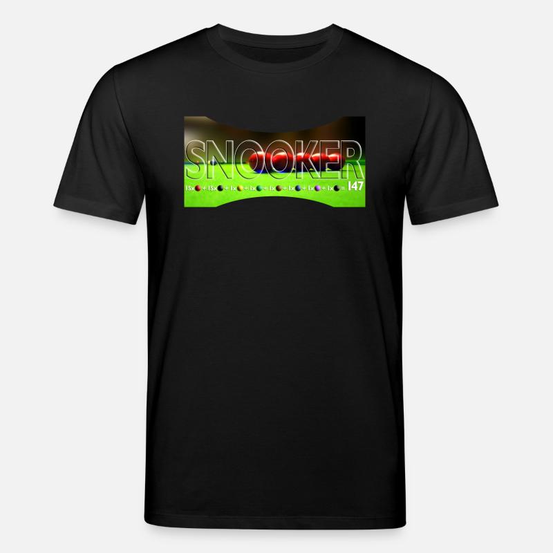 BILLARD - pause maximale - T-shirt bio CREATOR Stanley/Stella Unisexe - noir