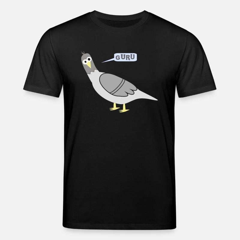 Stadttauben GURU - Stanley/Stella Unisex Bio-T-Shirt CREATOR  - Schwarz