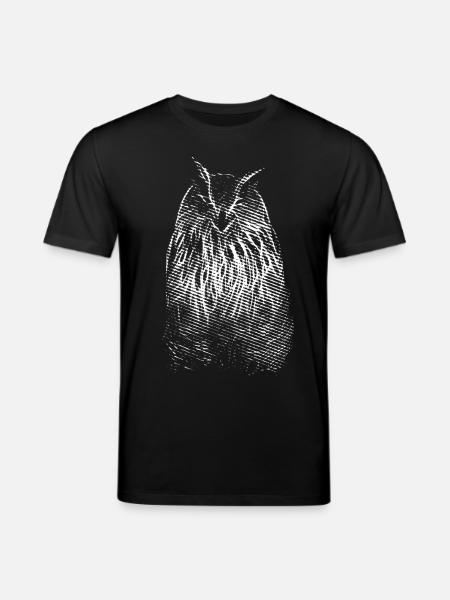 Ugle smil. Ugle, ugle - Stanley/Stella CREATOR økologisk unisex-T-shirt - sort
