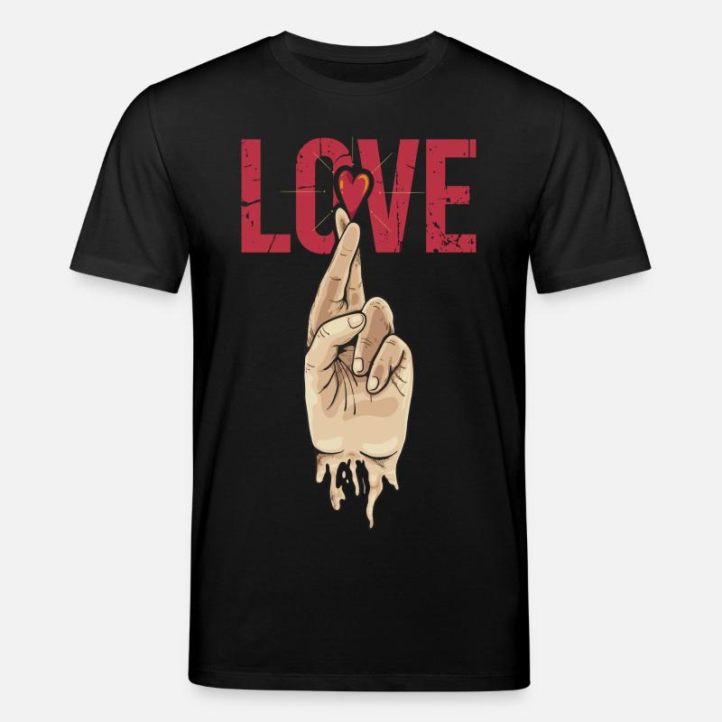 Zeichen der Liebe - Stanley/Stella Unisex Bio-T-Shirt CREATOR  - Schwarz