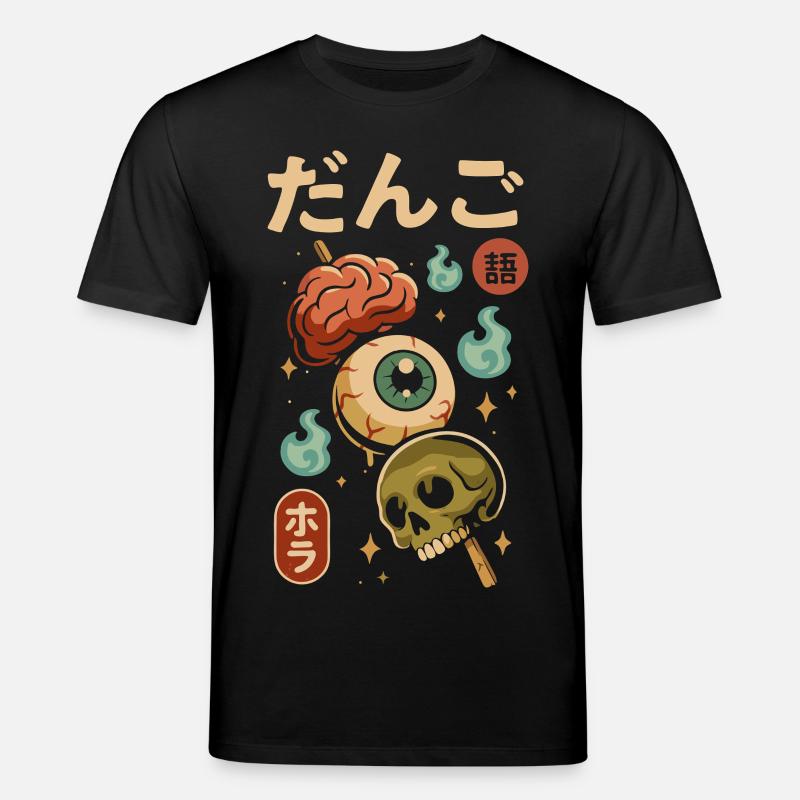 Dango d'horreur japonais - T-shirt bio CREATOR Stanley/Stella Unisexe - noir