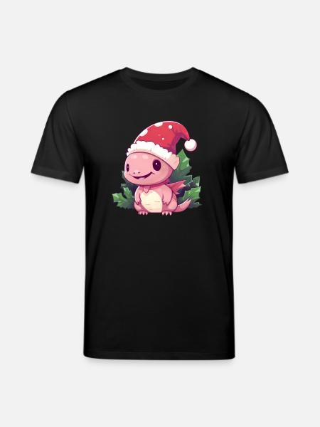 Noël Axolotl Gui - T-shirt bio CREATOR Stanley/Stella Unisexe - noir
