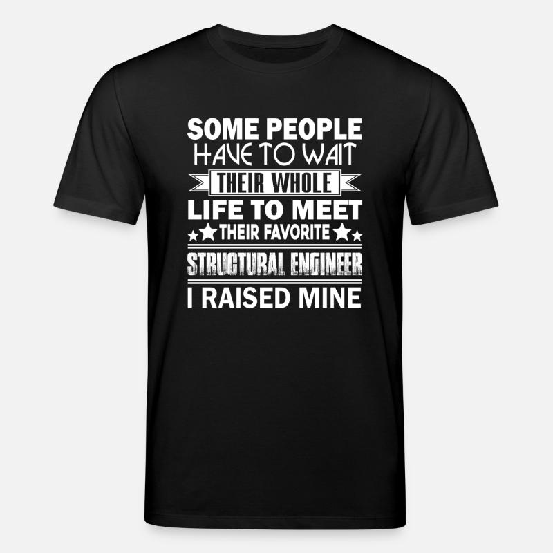 Proud Structural Engineer Mama - Stanley/Stella CREATOR Unisex Organic T-Shirt - black