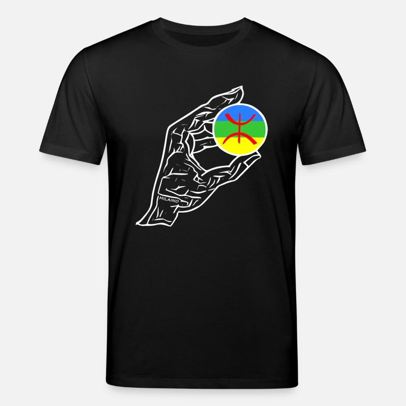 Amazigh Hand Flagge - Stanley/Stella Unisex Bio-T-Shirt CREATOR  - Schwarz