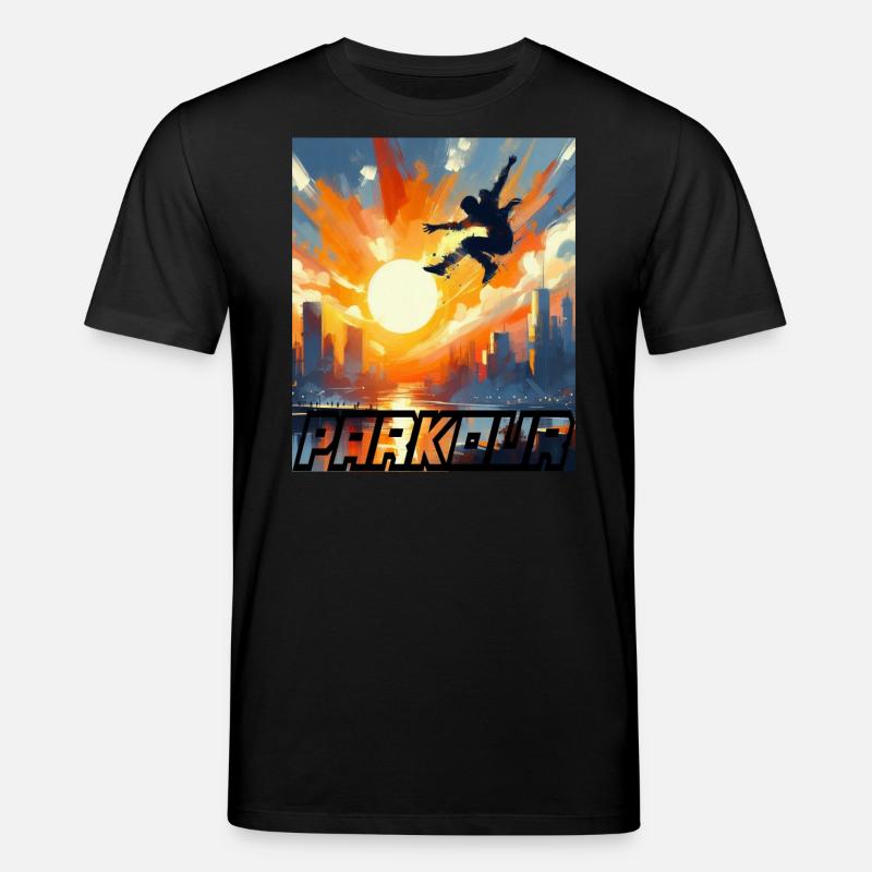 Parkour - Stanley/Stella Unisex Bio-T-Shirt CREATOR  - Schwarz