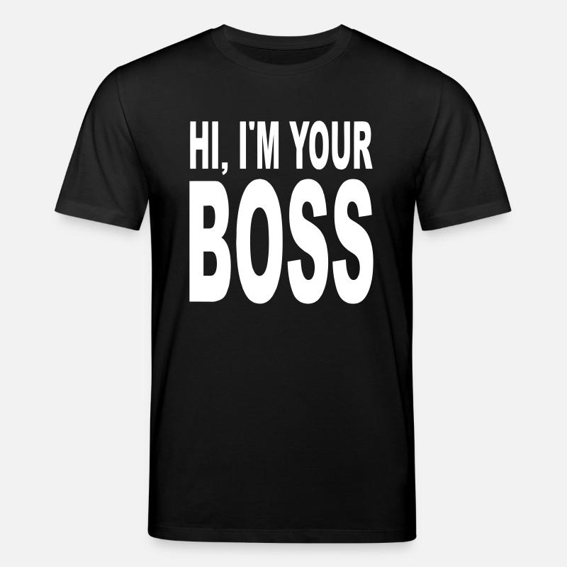 Ihr Chef - Stanley/Stella Unisex Bio-T-Shirt CREATOR  - Schwarz