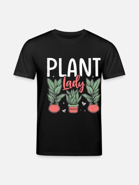Plant Lady - Stanley/Stella CREATOR Unisex Organic T-Shirt - black